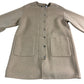 Branded Neutral Wool Blend Coat Size 12