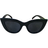Pieces Cat Eye Sunglasses Black