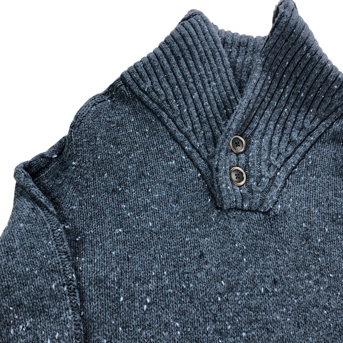 Arundel Shawl Sweater XXL Men's Charcoal Grey Wool Blend