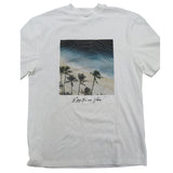 River Island Enjoy The New Vibes T-Shirt UK S Men's White Graphic Tee