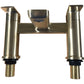 KEDWILL Tranter Bath Filler Brushed Brass Gold Modern Basin Tap Plumbing Fixture