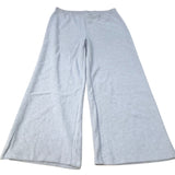Wide Leg Lounge Trousers Women's Grey Soft Polyester Cotton