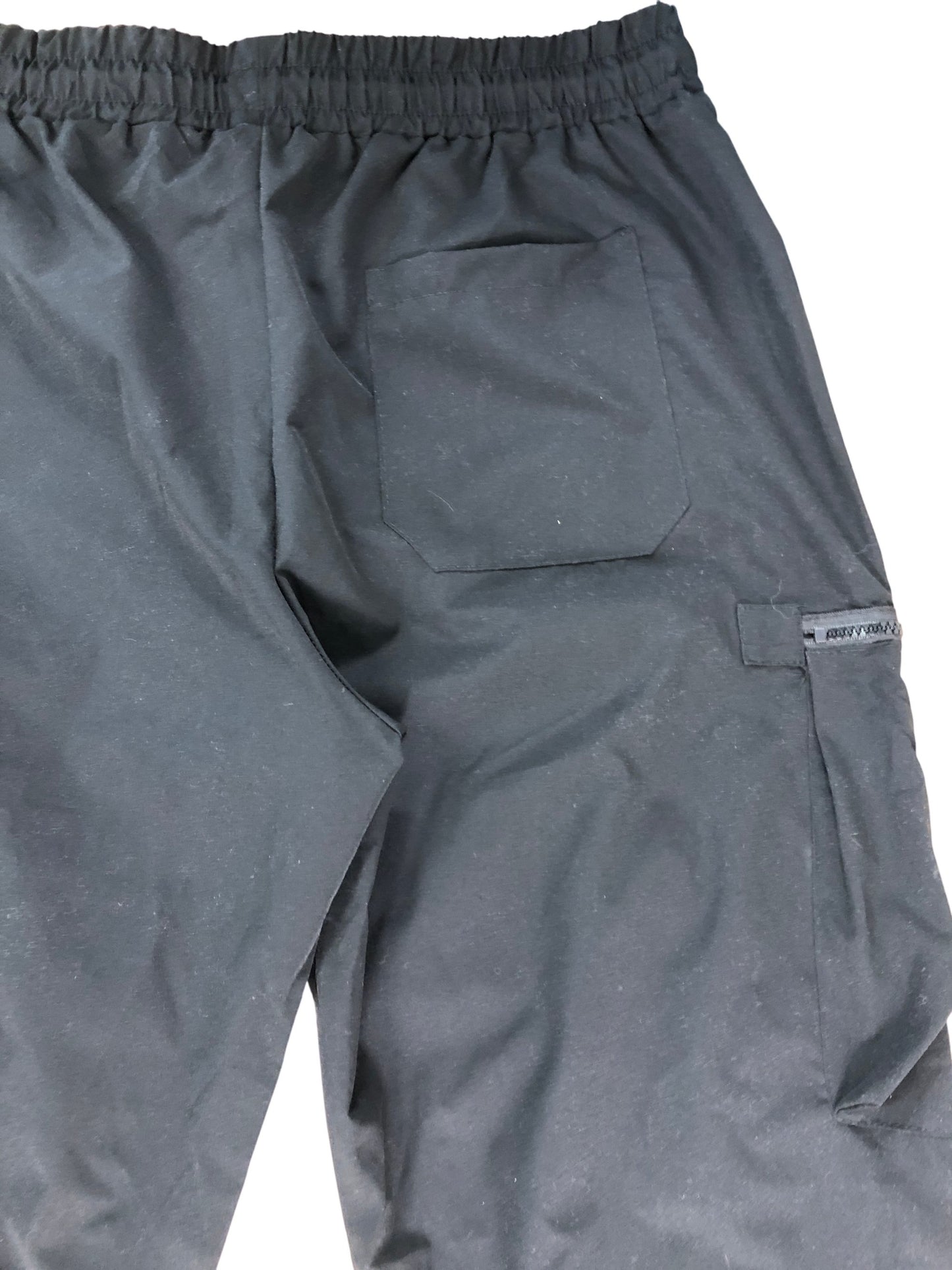 KANGAROO POO Cargo Trousers XL Men's Black Outdoor Zipped Pockets Lightweight