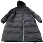 Longline Padded Coat Black Hooded Waterproof Outdoor Wear XL