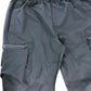 KANGAROO POO Cargo Trousers XL Men's Black Outdoor Zipped Pockets Lightweight
