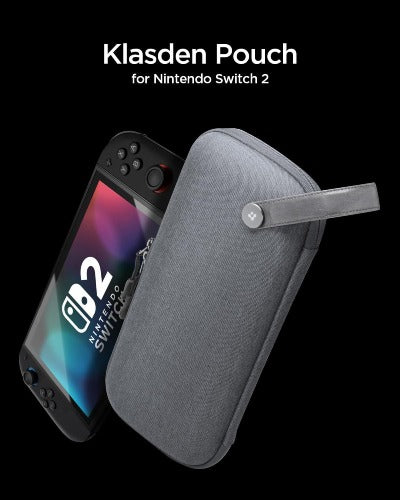 Spigen Klasden Pouch For Nintendo Switch 2 Storage Case Holds Up To 10 Games