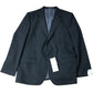 River Island Slim Fit Suit Jacket Blazer 48R Men's Black Polyester Viscose