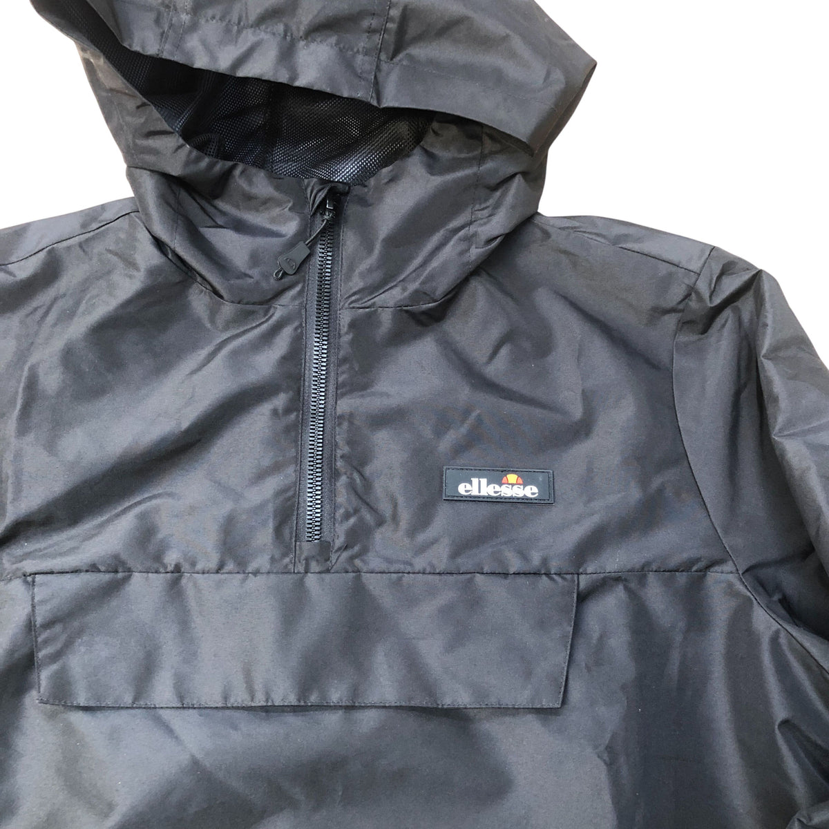 Ellesse Callum Black Windbreaker Jacket Size XL