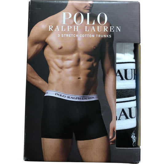 Polo Ralph Lauren 3 Pack Stretch Cotton Trunks Size M Men's Classic Fit