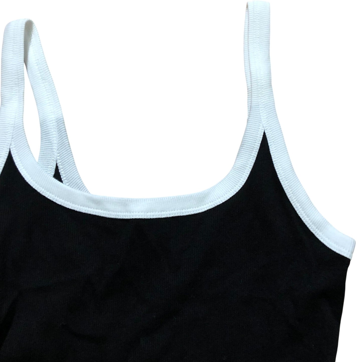 River Island Relaxed Black Tank Top Size S Women's Casual Cotton Blend