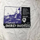 Mad Minds Long Sleeve T Shirt Size S Men's Graphic Print White Cotton Top