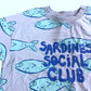 Blue Sardines Social Club T-Shirt 2-3 Years Kids Cotton