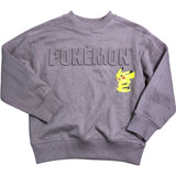 Angel & Rocket Pokémon Sweatshirt Kids 5-6 Years Taupe Graphic Pullover Pikachu