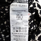 River Island Men's Short Sleeve Shirt Size M Black White Geometric Pattern