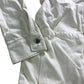 River Island Women's Jumpsuit UK14 Cotton Long Sleeve Utility White
