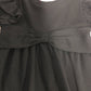 River Island Dress UK Size 2-3 Years Girls Long Sleeve Black Bow Detail