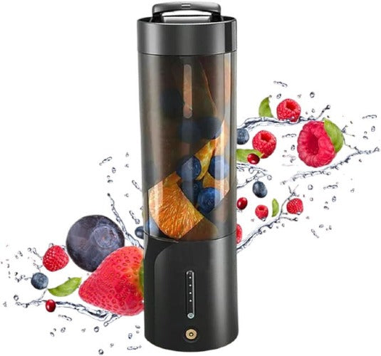 Portable Blender 450ML USB Rechargeable Personal Smoothie Maker Black