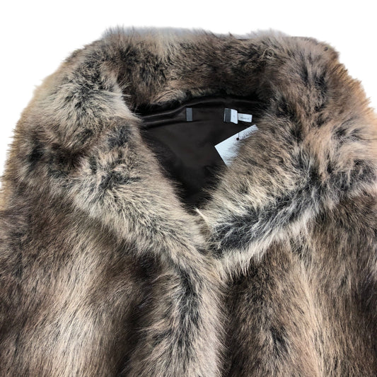 Branded Faux Fur Gilet Size 12