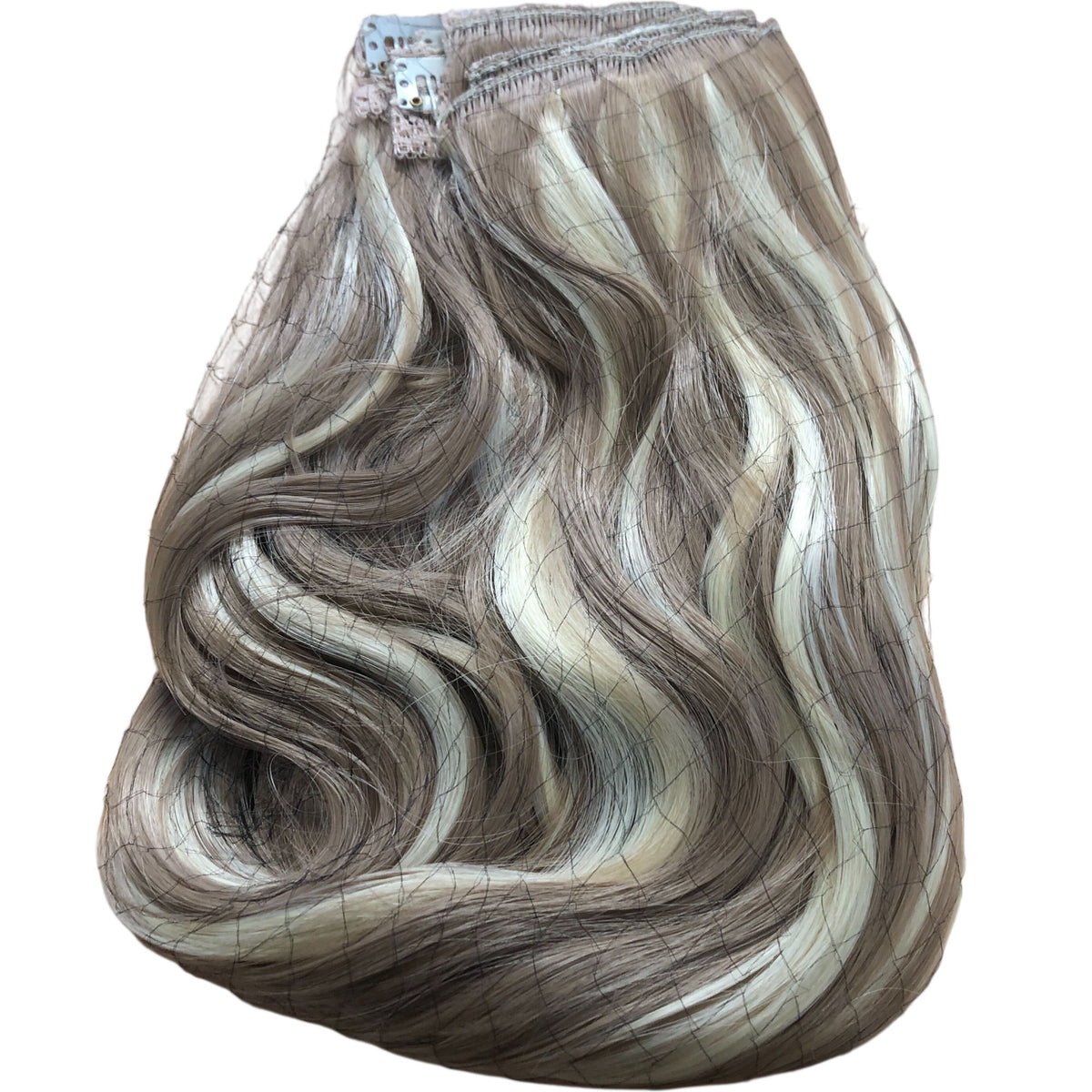 Sofeiyan Clip In Hair Extensions Blonde With Light Blonde Highlights