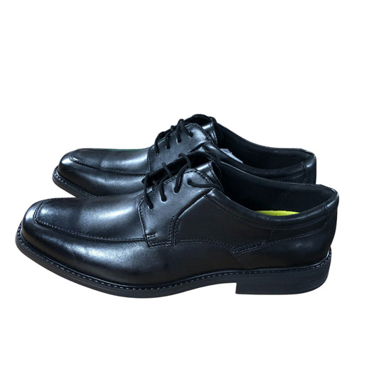 Clarks Ipswich Apron II Formal Shoes UK 11 G Black Leather Mens Comfort