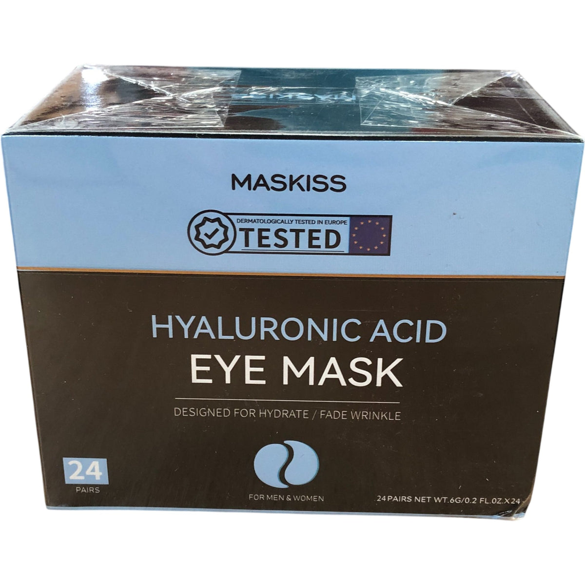 Maskiss Hyaluronic Acid Eye Mask 24 Pairs Hydrating Wrinkle Treatment