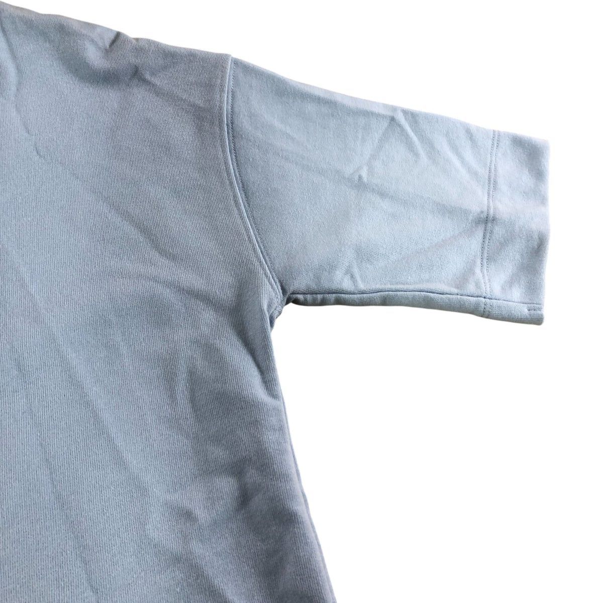River Island Women's Short Sleeve T-shirt UK XS Light Blue Cotton Blend Top
