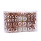 Sea Team 100-Pack Shatterproof Christmas Baubles Rose Gold