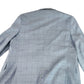 River Island Suit Jacket UK38S Men's Grey Check Slim Fit Floral Lining