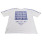 River Island Amé Le Nuit T-Shirt 11-12 YRS Youth White with Blue Stripes Fashion