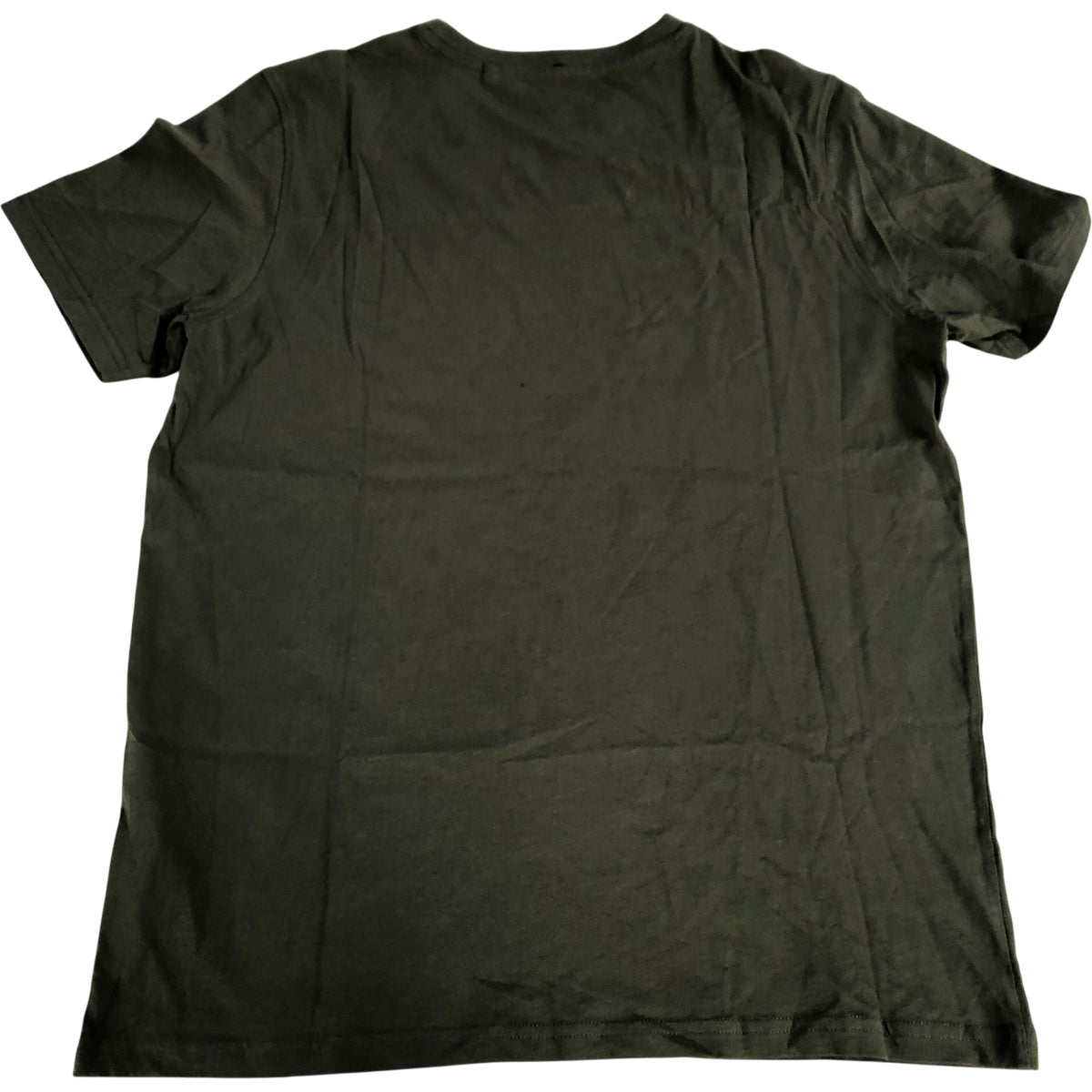 Nicce T-Shirt Men's Olive Green Casual Short Sleeve Top Cotton Large