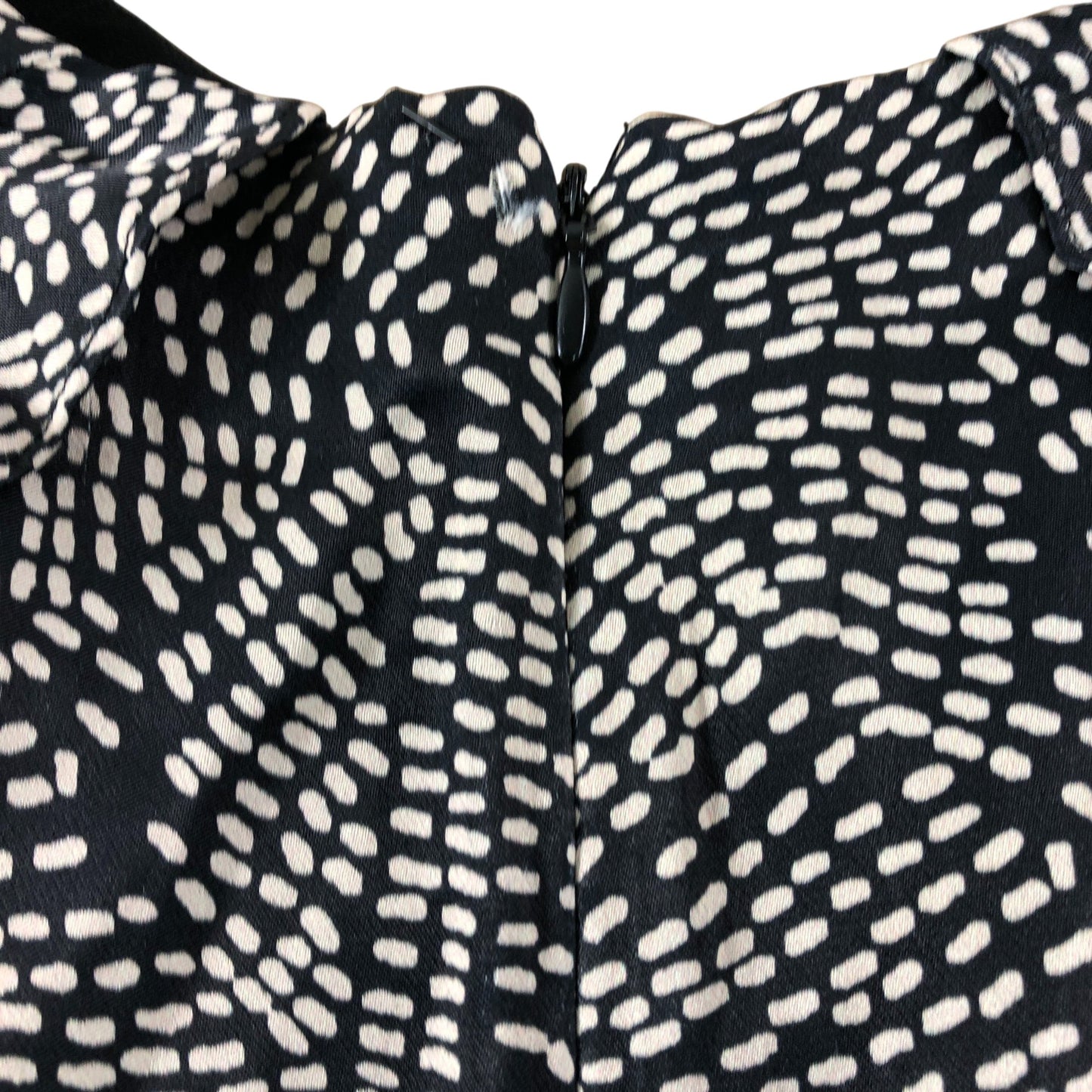 Branded Beige Print Ruched Mini Dress - Size 18