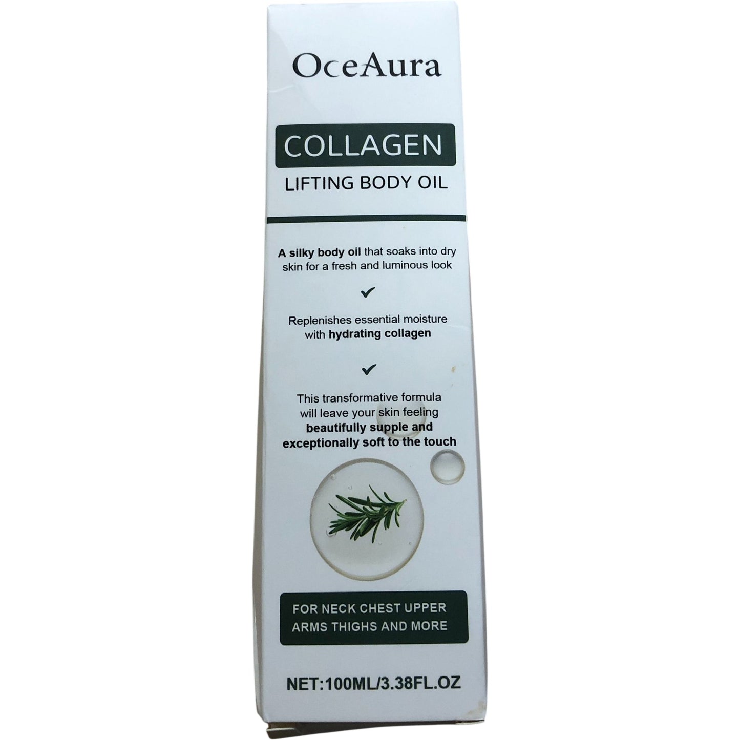 OceAura Collagen Lifting Body Oil 100ml Hydrating Moisturising Skin Treatment