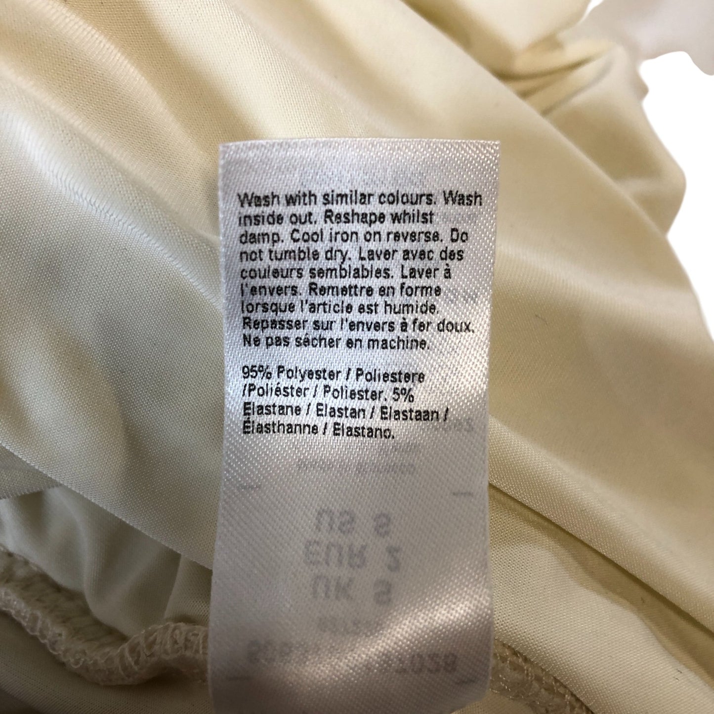 River Island Women's Cream Ruched Halter Neck Top Halter Style Small