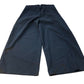 River Island Dark Navy Wide Leg Trousers Women's Classic Pleated UK16