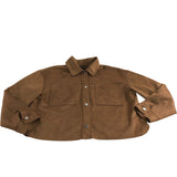 Brown Suede Jacket UK12 Women's