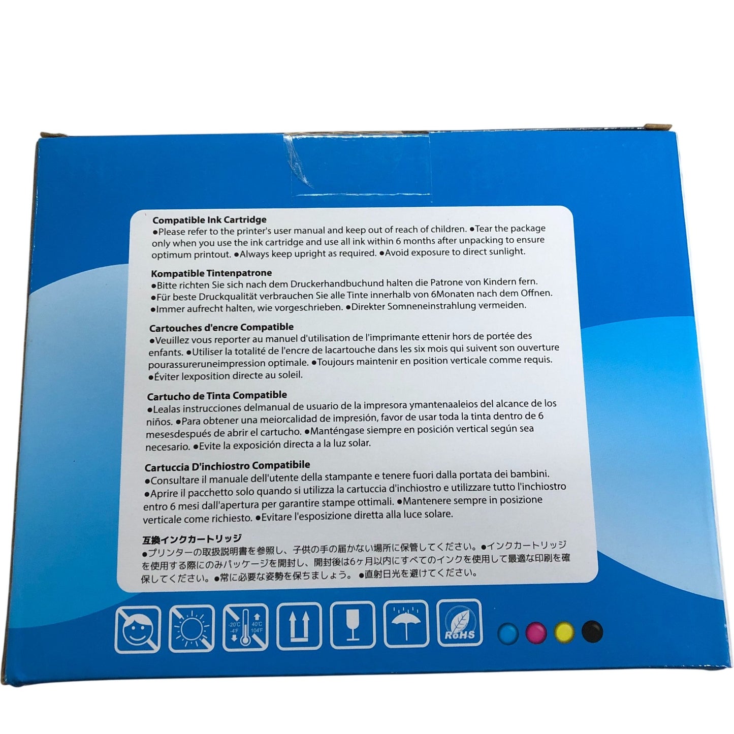 Premium EPT104 Ink Set 5 Pack 70ml Compatible With T104 Series Printers