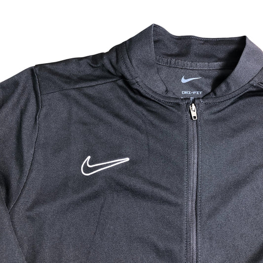 Nike Dri-Fit Track Jacket XL Kids Black Long Sleeve Athletic Wear 15-16Y