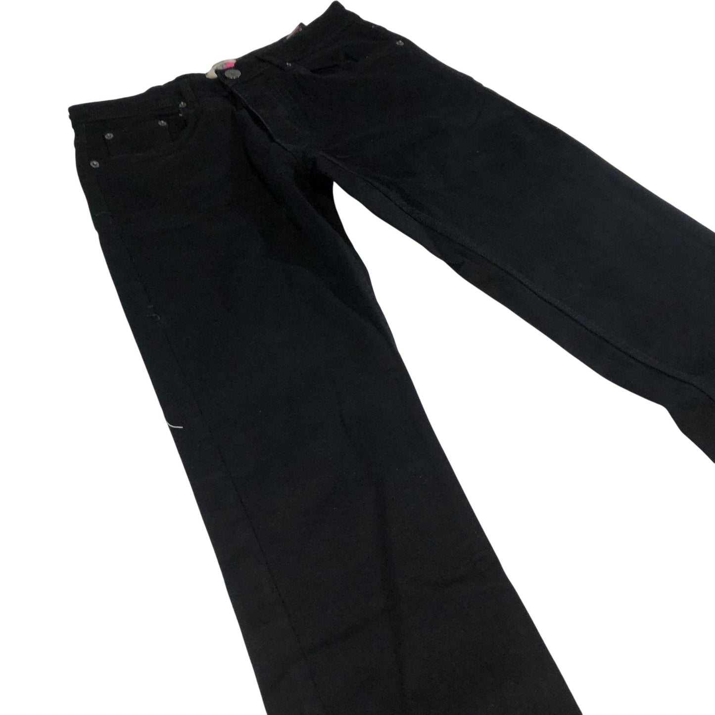 Kangaroo Poo Black Jeans Men's Slim Fit Cotton Blend W32 L30