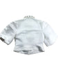 Branded White Blouse Women's Short Sleeve Puff Sleeve Polyester Top UK 8