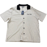 River Island Stripe Short Sleeve Shirt Size Men's Casual Summer Style M