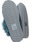 Weird Fish Ladies Light Teal Fur Slippers Size L UK7/8 Comfort Soft Sole