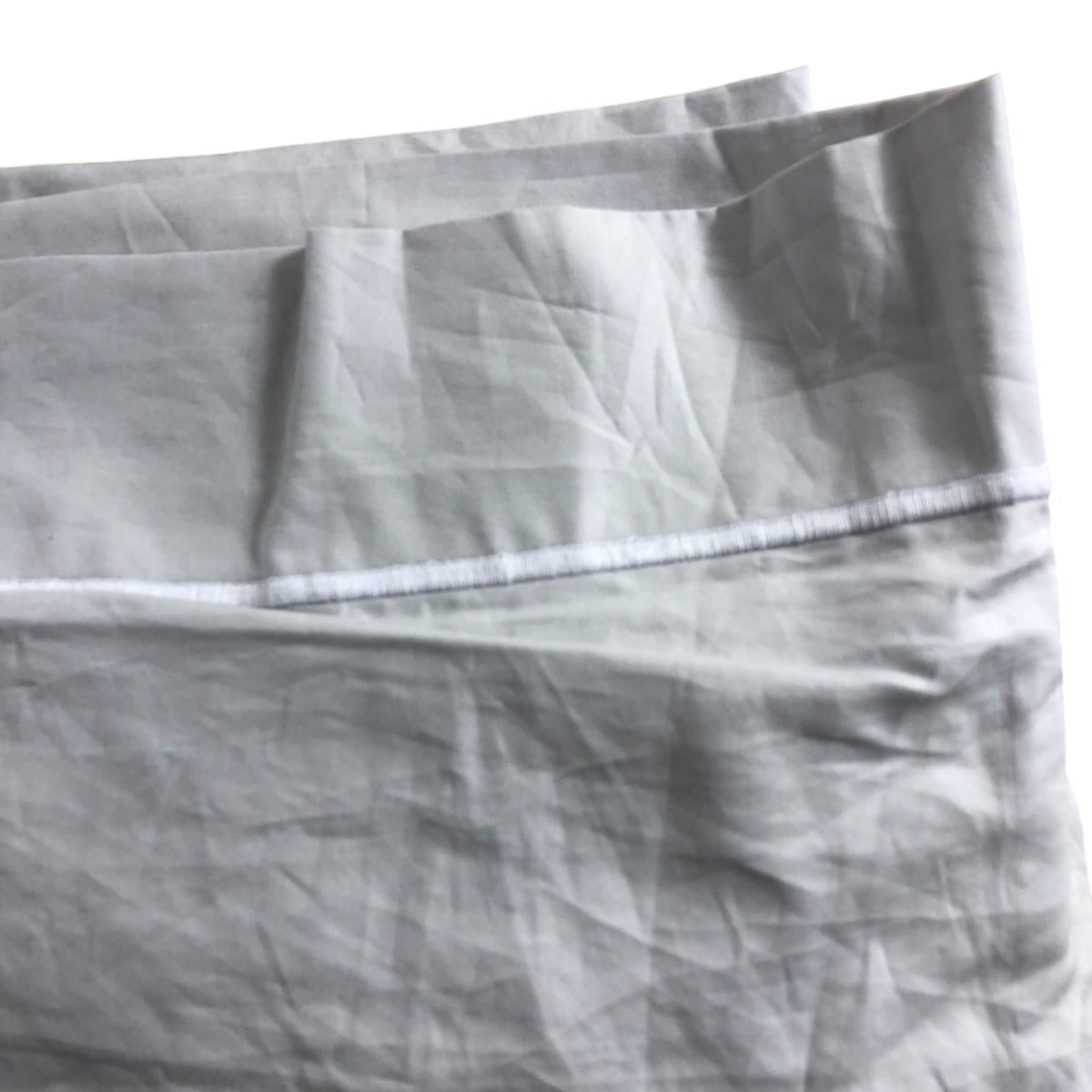 Grey Superking Duvet Cover 260x220cm 100 Egyptian Cotton White Bedding