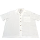River Island Men's White Short Sleeve Shirt UK XL Casual Button Up Top