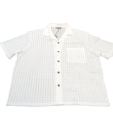 River Island Men's White Short Sleeve Shirt UK XL Casual Button Up Top