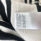 River Island Women Black And White Striped Tank Top Cotton Fashion Large