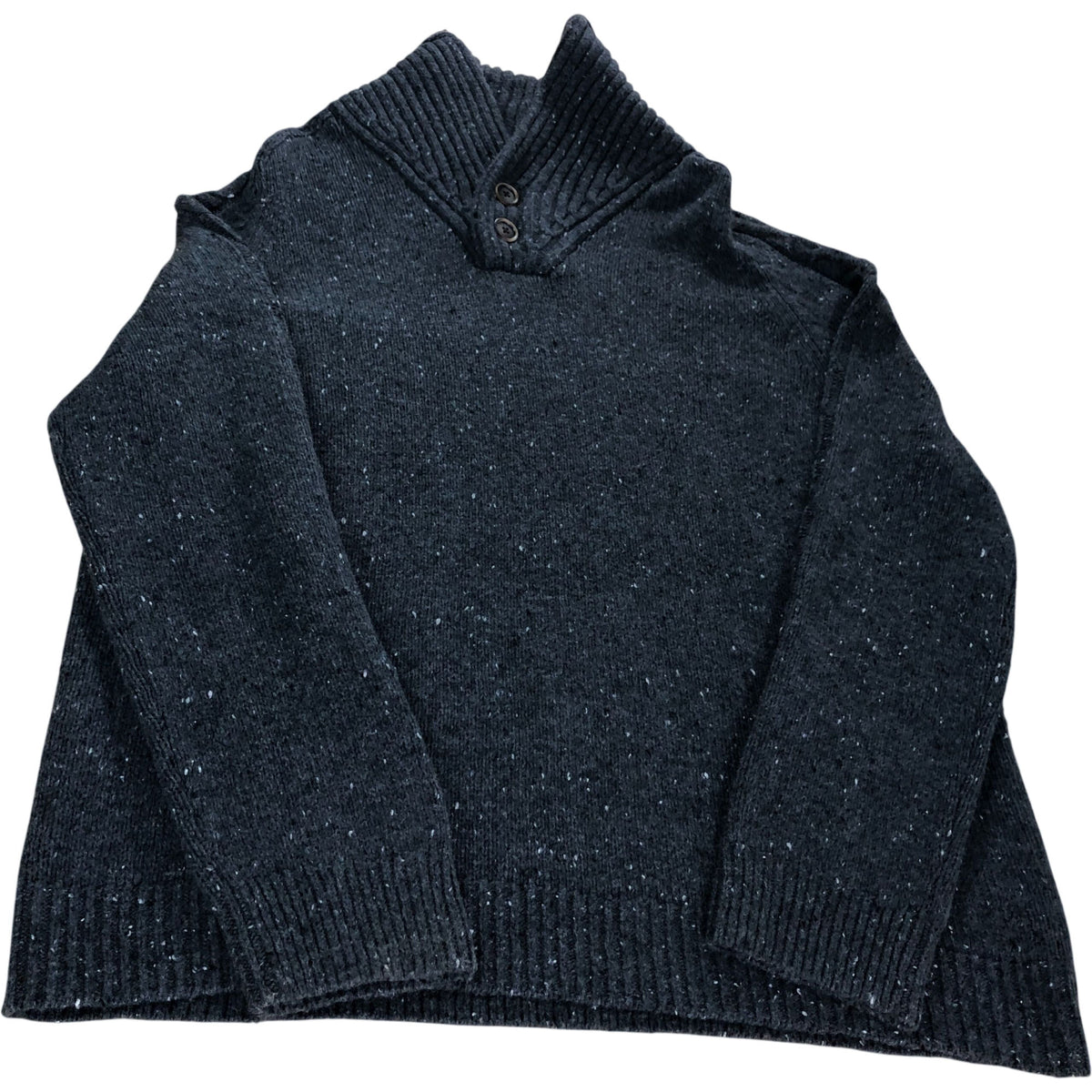 Arundel Shawl Sweater XXL Men's Charcoal Grey Wool Blend