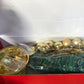 Artificial Table Top Christmas Tree Decoration Kit Gold With Fairy Lights