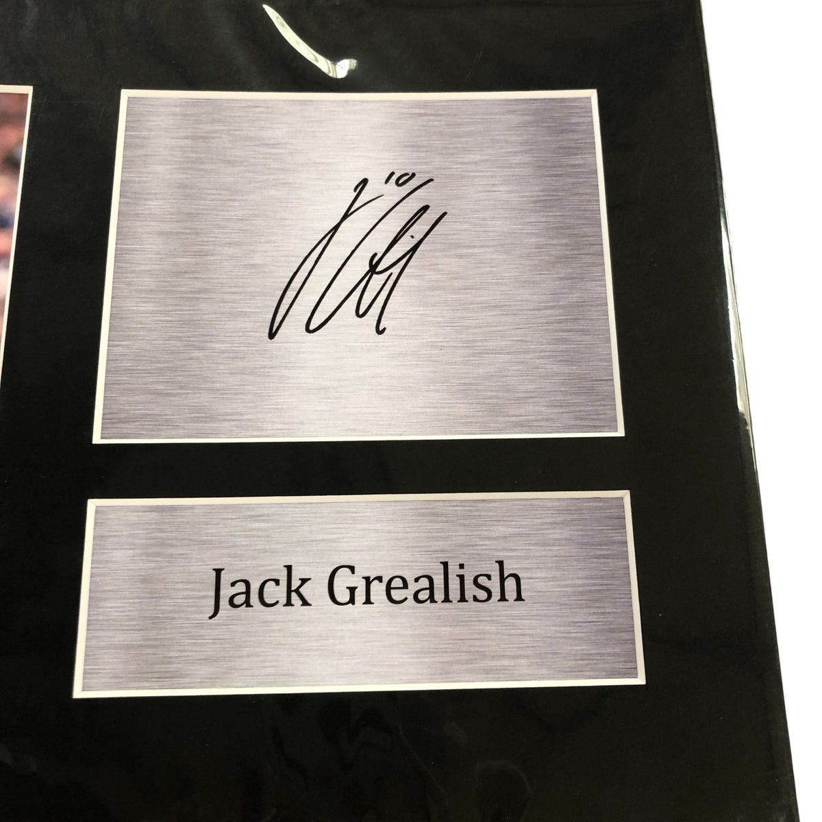 Jack Grealish Signed Print Display A4 Manchester City Football Memorabilia