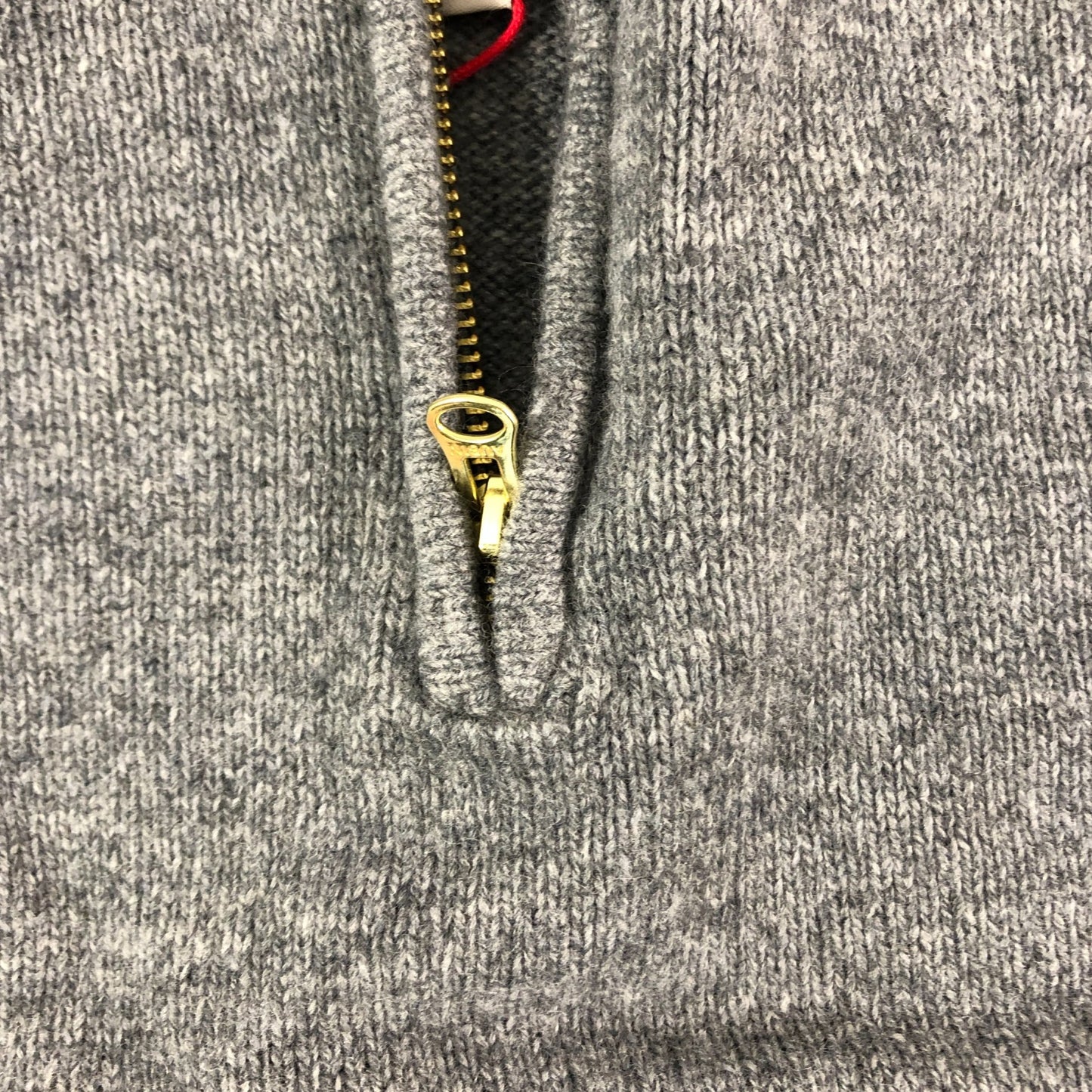 Aubin Zip Sweater XL Men's Grey Wool Blend Knit Pullover Warm Casual Wear