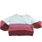 Jennie Rib Jumper UK14 Women's Multicolour Knit V Neck Sweater